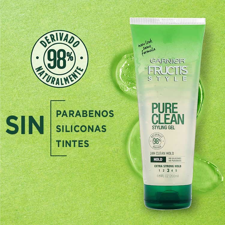 Ingrediente de Garnier Pure Clean Styling Gel